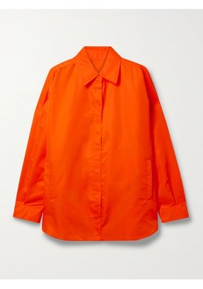 The Frankie Shop - Perla Oversized Neon Shell Shirt - Orange - XS/S,M/L