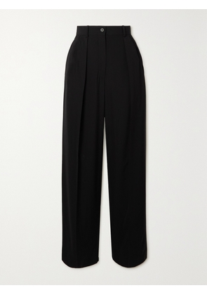 The Row - Essentials Igor Crepe Straight-leg Pants - Black - US0,US2,US4,US6,US8,US10,US12,US14