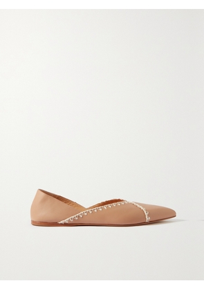 Gabriela Hearst - Avner Leather Point-toe Flats - Brown - IT36,IT37,IT37.5,IT38,IT38.5,IT39,IT39.5,IT40,IT40.5,IT41,IT42