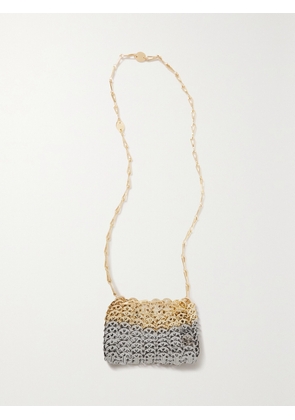 RABANNE - 1969 Skyline Nano Chainmail Shoulder Bag - Silver - One size