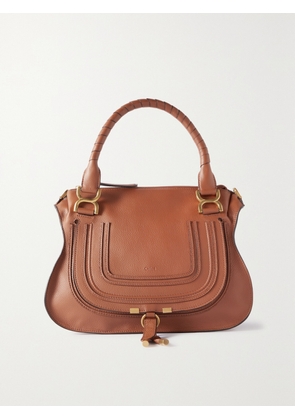 Chloé - + Net Sustain Marcie Medium Textured-leather Tote - Brown - One size