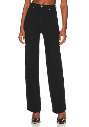 Dr. Denim Moxy Straight Jeans in Black. Size L. Also in S, M, XL.