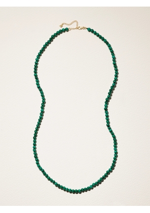 Mateo - 14-karat Gold Malachite Necklace - One size