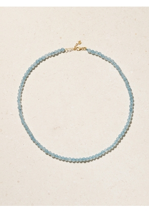 Mateo - 14-karat Gold Aquamarine Necklace - One size