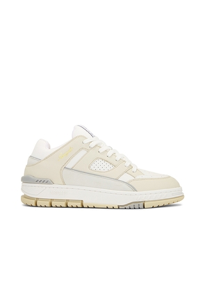 Axel Arigato Area Lo Sneaker in Cream. Size 40. Also in 41, 43.