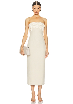 Clea Delilah Dress in Neutral. Size L. Also in S.