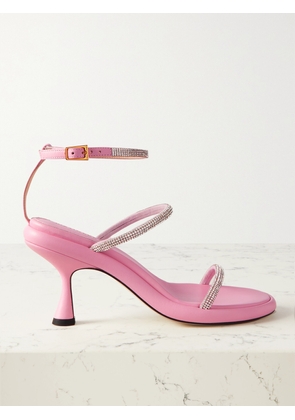 WANDLER - June Crystal-embellished Leather Sandals - Pink - IT35,IT35.5,IT36,IT36.5,IT37,IT37.5,IT38,IT38.5,IT39,IT39.5,IT40,IT40.5,IT41