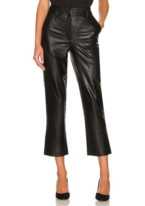 Commando Faux Leather Trouser in Black. Size L. Also in XL.