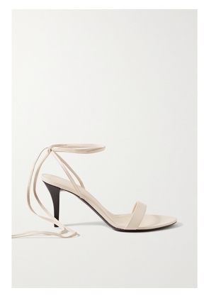 The Row - Maud Lace-up Leather Sandals - Ivory - IT36,IT36.5,IT37,IT37.5,IT38,IT39,IT40