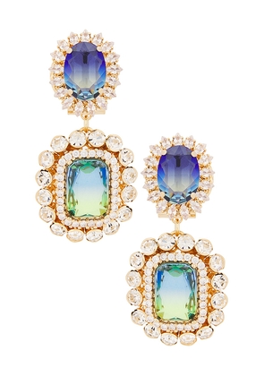 Anton Heunis Stud With Clip Oval & Cluster Pendant in Multi.