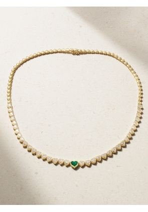 Anita Ko - 18-karat Gold, Diamond And Emerald Necklace - One size