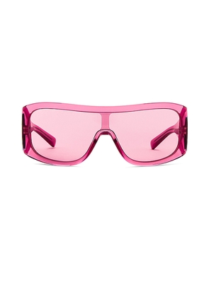Dolce & Gabbana Mask Sunglasses in Pink.