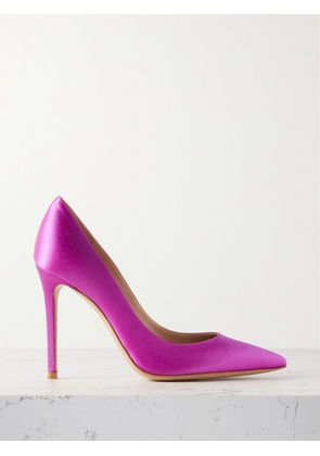 Gianvito Rossi - 105 Satin Pumps - Pink - IT35,IT36,IT36.5,IT37,IT37.5,IT38,IT38.5,IT39,IT39.5,IT40,IT40.5,IT41,IT41.5,IT42