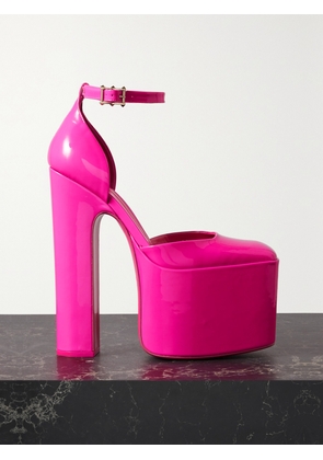 Valentino Garavani - Valentino Garavani Discobox 180 Patent-leather Platform Pumps - Pink - IT35,IT35.5,IT36,IT36.5,IT37,IT37.5,IT38,IT38.5,IT39,IT39.5,IT40,IT40.5,IT41,IT41.5,IT42
