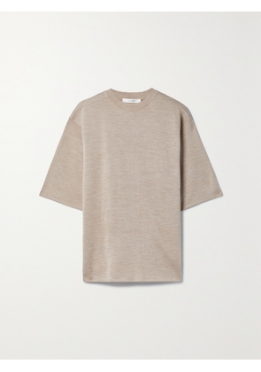 The Row - Silas Knitted T-shirt - Neutrals - x small,small,medium,large,x large