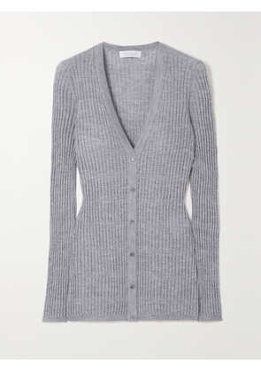 Gabriela Hearst - Emma Pointelle-knit Cashmere And Silk-blend Cardigan - Gray - x small,small,medium,large,x large