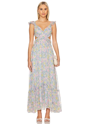 ASTR the Label Primrose Dress in Baby Blue. Size L. Also in XL.