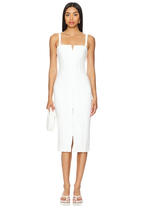 Amanda Uprichard Tisha Dress in White. Size M. Also in XS, S, XL.