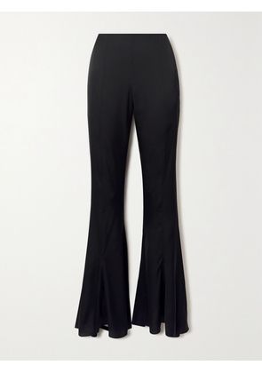 Acne Studios - Flared Satin Pants - Black - EU 32,EU 34,EU 36,EU 38,EU 40,EU 42