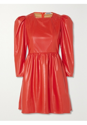 BATSHEVA - Vinyl Mini Dress - Orange - US0,US2,US4,US6,US8,US10,US12,US16