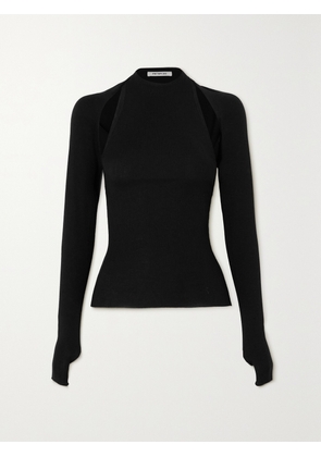 PETER DO - Convertible Halterneck Merino Wool And Silk-blend Top - Black - x small,small,medium,large,x large