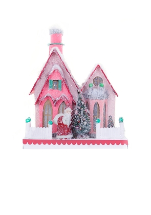 Cody Foster & Co Merry Holiday House in Pink.
