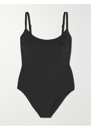 FORM AND FOLD - D-g The One Recycled Underwired Swimsuit - Black - 32D,34D,36D,38D,32DD,34DD,36DD,38DD,30E,32E,34E,36E,38E,30F,32F,34F,36F,38F,30FF,32FF,34FF,36FF,30G,32G,34G,36G