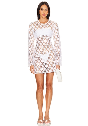 BEACH RIOT Goldie Dress in White. Size L. Also in M, S, XS.