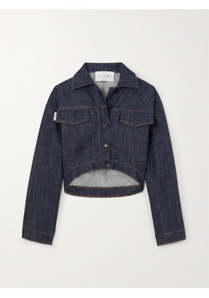 AZ FACTORY - + Lutz Huelle Cropped Denim Jacket - Blue - FR 34,FR 36,FR 38,FR 40,FR 42