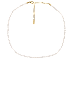 Casa Clara Las Olas Necklace in White.