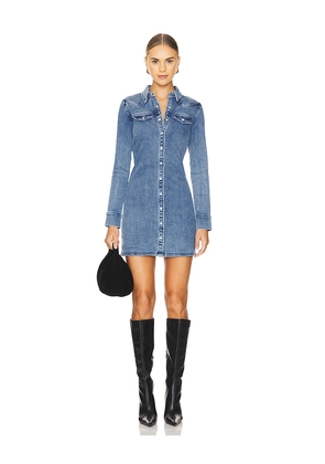 Amanda Uprichard Forester Dress in Denim-Medium. Size M. Also in XS, S.
