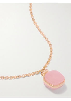 Pomellato - Nudo 18-karat Rose Gold Multi-stone Necklace - One size