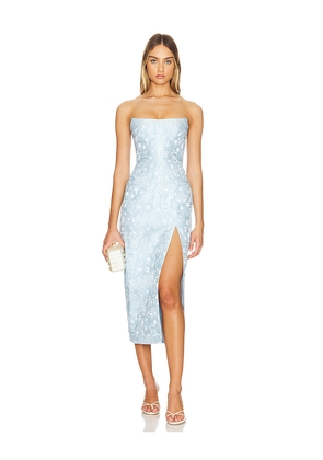 Amanda Uprichard Ivy Dress in Blue. Size L. Also in XS, S, M, XL.