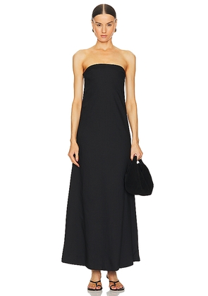 AEXAE Column Maxi Dress in Black. Size XS. Also in M.