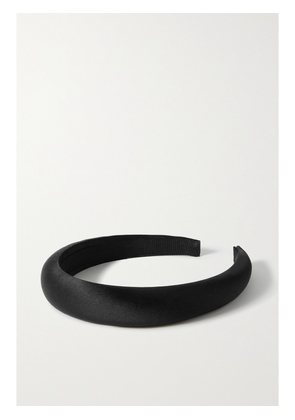 Jennifer Behr - + Net Sustain Tori Silk-satin Headband - Black - One size