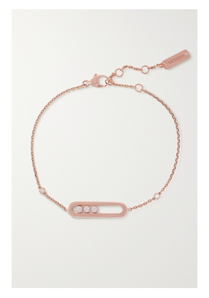 Messika - Baby Move 18-karat Rose Gold Diamond Bracelet - One size