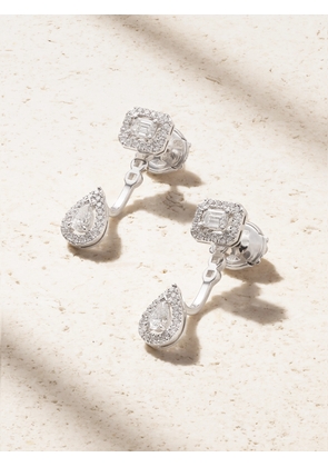 Messika - My Twin Toi & Moi 18-karat White Gold Diamond Earrings - One size