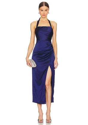 Bardot Lorelai Midi Dress in Navy. Size 2. Also in 4.
