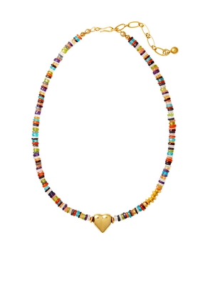 Brinker + Eliza Confetti Necklace in Multi.