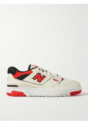 New Balance - 550 Mesh-trimmed Leather Sneakers - White - US4,US4.5,US5,US5.5,US6,US6.5,US7,US7.5,US8,US8.5,US9,US9.5,US10,US10.5,US11,US13