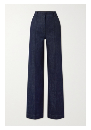 Another Tomorrow - + Net Sustain High-rise Straight-leg Stretch Organic Jeans - Blue - IT36,IT38,IT40,IT42,IT44,IT46,IT48,IT50