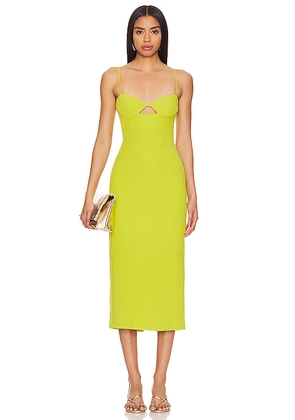 Bardot Vienna Midi Dress in Green. Size 4. Also in 8, 10.