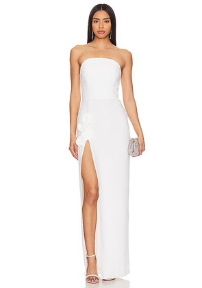 Amanda Uprichard x REVOLVE Wolfe Gown in Ivory. Size L. Also in XS, S, M, XL.