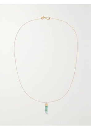 Melissa Joy Manning - 14-karat Recycled Gold Tourmaline Necklace - One size