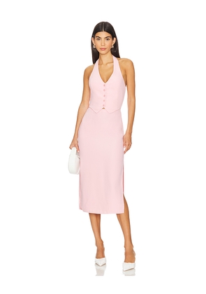 Amanda Uprichard Isadore Dress in Pink. Size L. Also in XL.