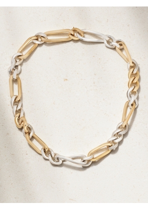 MAOR - 18-karat Gold And Sterling Silver Choker - One size