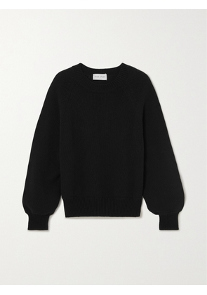 HIGH SPORT - Lara Cotton Sweater - Black - x small,small,medium,large,x large