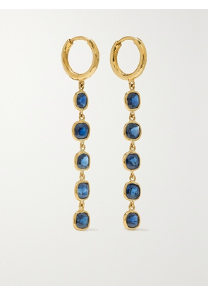 Octavia Elizabeth - + Net Sustain Micro Gabby 18-karat Recycled Gold Sapphire Earrings - Blue - One size
