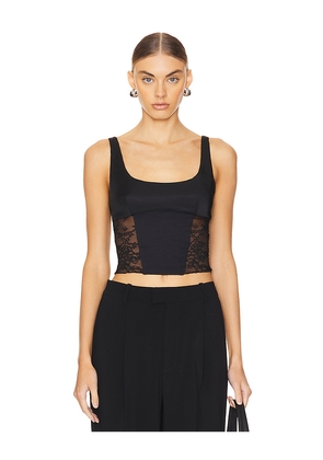 Bec + Bridge Olimpia Corset Top in Black. Size 10/M. Also in 6/XS, 8/S.