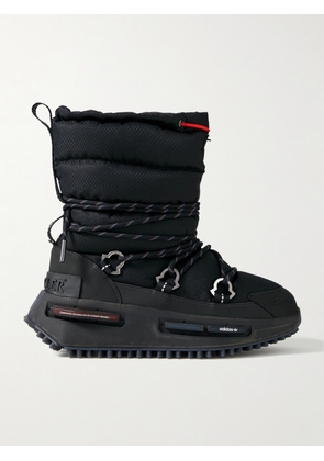 Moncler Genius - + Adidas Originals Rubber-trimmed Gore-tex Snow Boots - Black - IT36,IT36.5,IT37,IT37.5,IT38,IT38.5,IT39.5,IT40,IT40.5,IT41,IT41.5,IT42